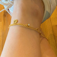 Load image into Gallery viewer, Lightening Bolt Chain Anklet