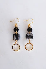 Load image into Gallery viewer, Ba Be Crescent Drop Buffalo Horn Dangle Earrings