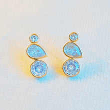Load image into Gallery viewer, Mix Shape Bezel Shine Earrings