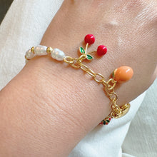 Load image into Gallery viewer, Juicy Fresh Fruit Charms Bracelet