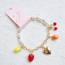 Load image into Gallery viewer, Juicy Fresh Fruit Charms Bracelet