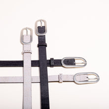 Load image into Gallery viewer, Vegan Cork Leather Women's Belt (Gray)