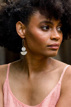 Load image into Gallery viewer, Tho Bar & Geo Buffalo Horn Earrings