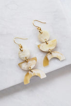 Load image into Gallery viewer, Vui Mung Geometric Buffalo Horn Statement Earrings