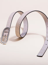 Load image into Gallery viewer, Vegan Cork Leather Women's Belt (Gray)