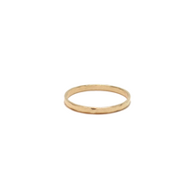 Load image into Gallery viewer, 14KT Gold Hammered Stacking Ring
