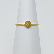 Load image into Gallery viewer, Tiny Disc Stackable Ring
