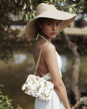 Load image into Gallery viewer, Sumatran Tiger Clutch, in Ivory White
