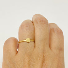 Load image into Gallery viewer, Tiny Disc Stackable Ring
