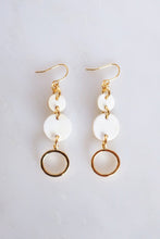 Load image into Gallery viewer, Ba Be Crescent Drop Buffalo Horn Dangle Earrings
