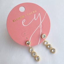 Load image into Gallery viewer, Backdrop Bezel Earrings
