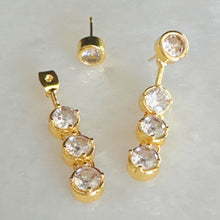 Load image into Gallery viewer, Backdrop Bezel Earrings
