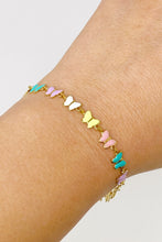Load image into Gallery viewer, Linked Butterflies Bracelet
