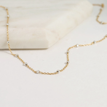Load image into Gallery viewer, Dual-Tone Milestone Necklace
