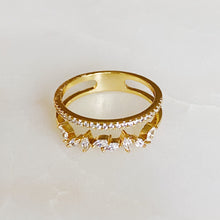 Load image into Gallery viewer, French Romance Jeweled Ring
