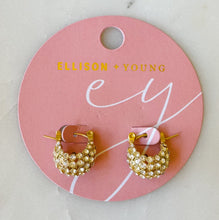 Load image into Gallery viewer, Sparkle Knit Classy Hoop Earrings
