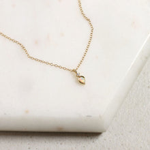 Load image into Gallery viewer, Opal Teardrop Sparkle Necklace
