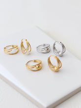 Load image into Gallery viewer, Presa Earrings | mini matte hoop earrings
