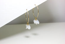 Load image into Gallery viewer, Emma White Hoops
