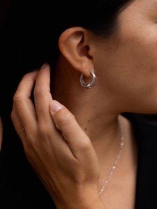 Presa Earrings | mini matte hoop earrings